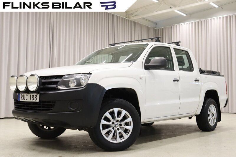 Vit Begagnad 2016 VW Amarok Pickup | 189 900 kr (Bra pris) - Bild 1/4