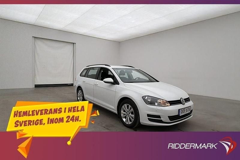 Begagnad VW Golf VII 110 HK (80 kW) 2016 Vit Kombi