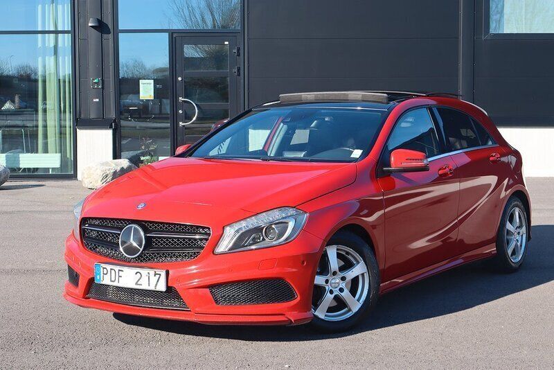Röd Begagnad 2012 Mercedes A200 AMG Halvkombi | 99 900 kr (Superpris) - Bild 1/4