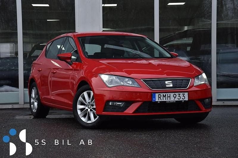 Röd Begagnad 2016 Seat Leon Halvkombi | 139 900 kr (Marknadspris) - Bild 1/2