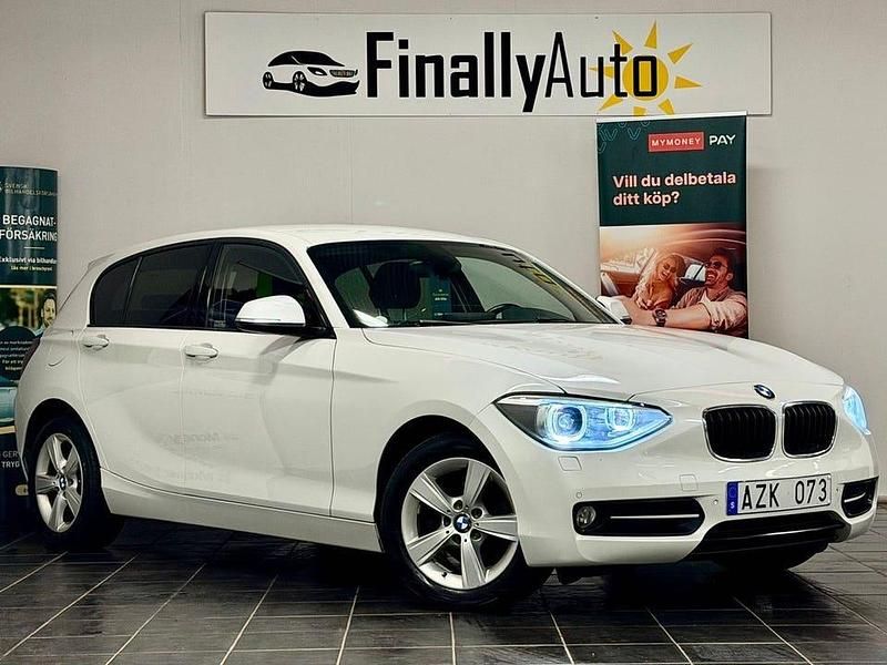 Begagnad BMW 116 Sport Line 116 HK (85 kW) 2013 Pärlemor vit Halvkombi