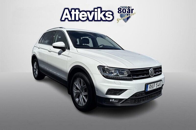 Vit Begagnad 2019 VW Tiguan SUV | 279 900 kr (Marknadspris) - Bild 1/4