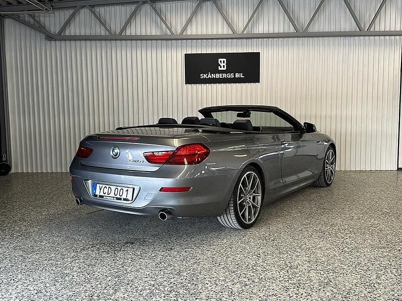 Begagnad BMW 640 Cabriolet 313 HK (230 kW) 2012 Grå Cab