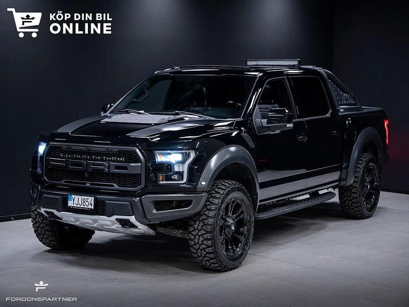 Svart Begagnad 2018 Ford F-150 Raptor Pickup | 719 800 kr (Superpris) - Bild 1/4