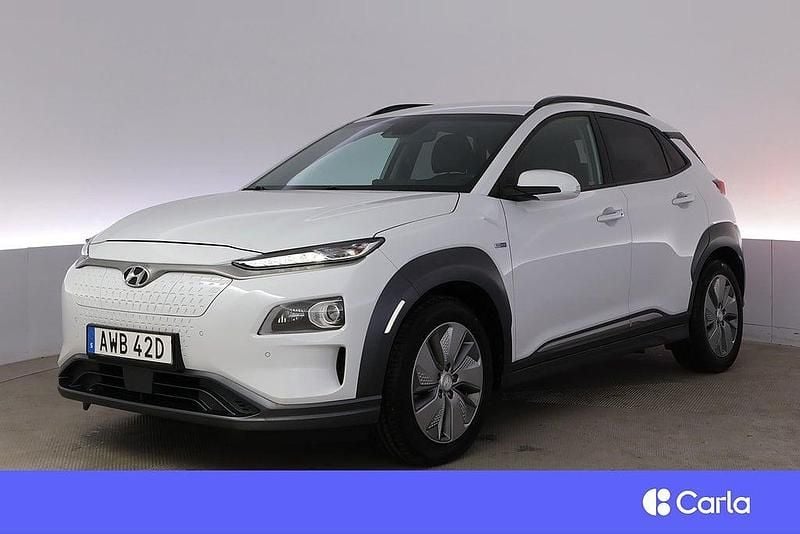 Vit Begagnad 2020 Hyundai Kona Premium SUV | 249 900 kr (Marknadspris) - Bild 1/4