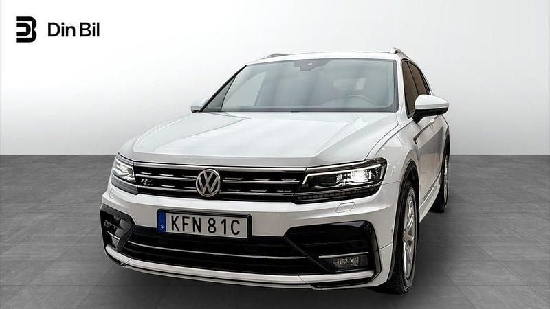 Vit Begagnad 2018 VW Tiguan Allspace GT SUV | 259 000 kr (Bra pris) - Bild 1/4