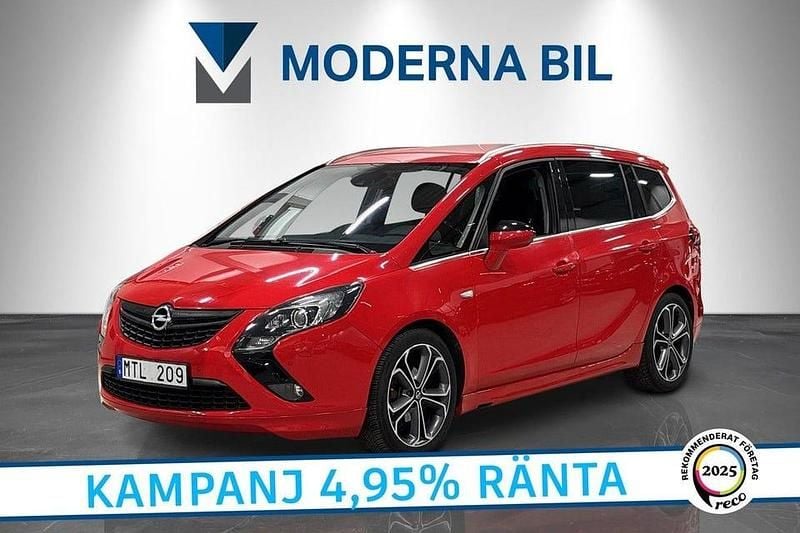 Röd Begagnad 2012 Opel Zafira Tourer Enjoy Minibuss | 79 900 kr (Marknadspris) - Bild 1/4