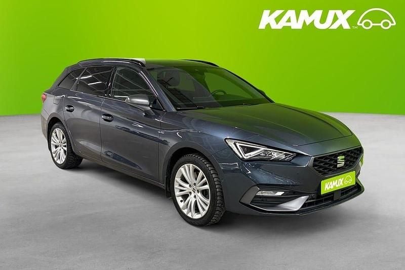 Grå Begagnad 2021 Seat Leon FR Kombi | 219 900 kr (Marknadspris) - Bild 1/3