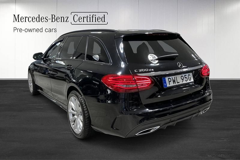 Begagnad Mercedes C300e AMG 194 HK (142 kW) 2020 Svart Kombi