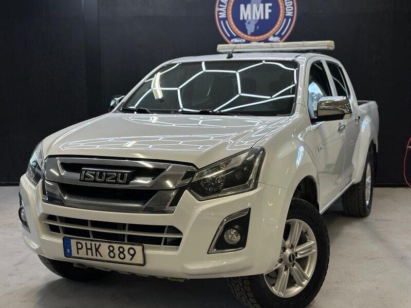 Vit Begagnad 2017 Isuzu D-Max Pickup | 309 800 kr (Lite dyr) - Bild 1/4