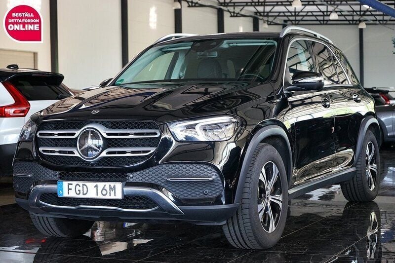 Svart Begagnad 2021 Mercedes GLE350 SUV | 489 500 kr - Bild 1/4
