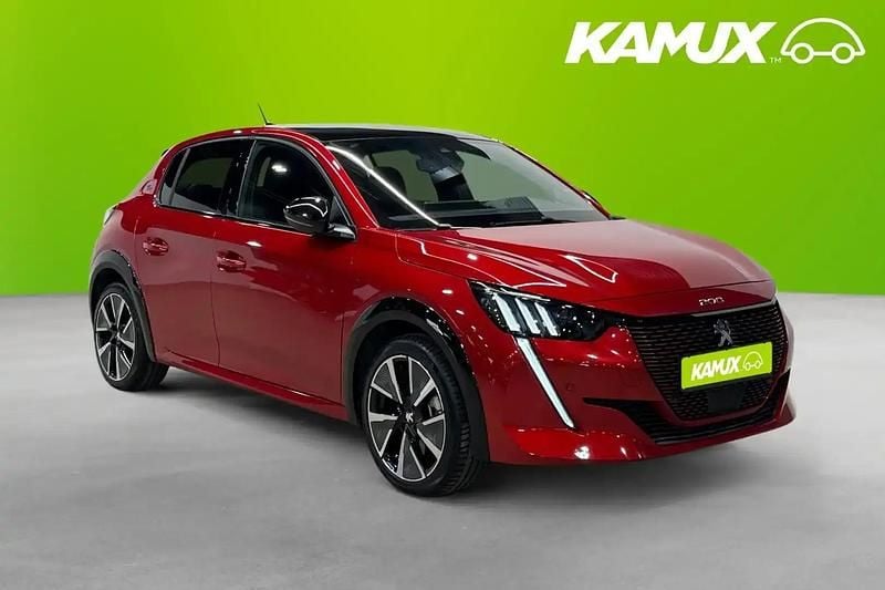 Röd Begagnad 2021 Peugeot e-208 GTi Halvkombi | 184 800 kr (Marknadspris) - Bild 1/4