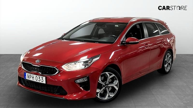 Röd Begagnad 2019 Kia Ceed Sportswagon Advance Kombi | 139 900 kr (Superpris) - Bild 1/4