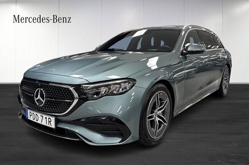 Grön Begagnad 2023 Mercedes E220 Advanced Kombi | 584 900 kr (Marknadspris) - Bild 1/4