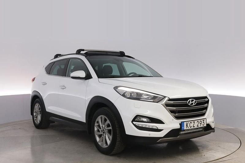 Vit Begagnad 2015 Hyundai Tucson Comfort SUV | 159 000 kr (Marknadspris) - Bild 1/4