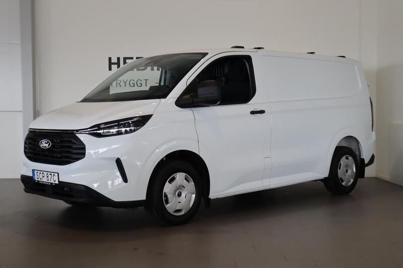 Vit Ny 2024 Ford Transit Custom Trend | 398 634 kr (Marknadspris) - Bild 1/4