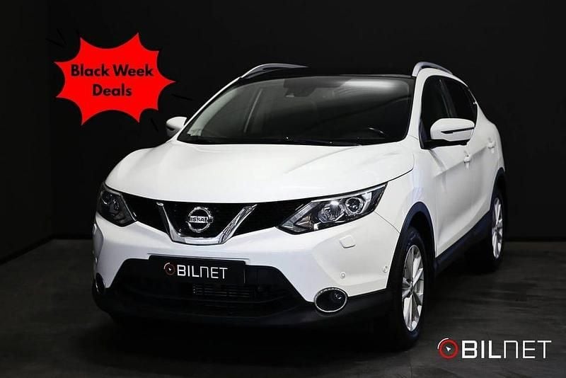 Vit Begagnad 2015 Nissan Qashqai 360º SUV | 139 900 kr (Marknadspris) - Bild 1/4