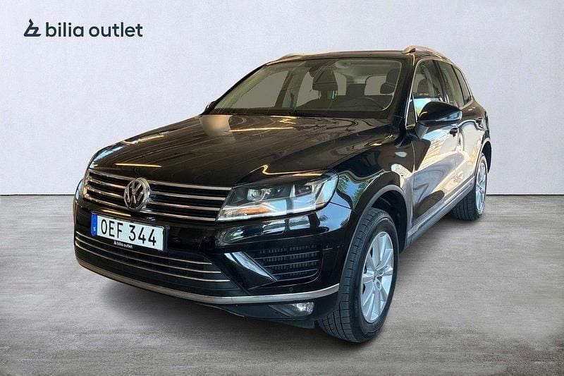 Svart Begagnad 2016 VW Touareg SUV | 254 000 kr (Marknadspris) - Bild 1/4