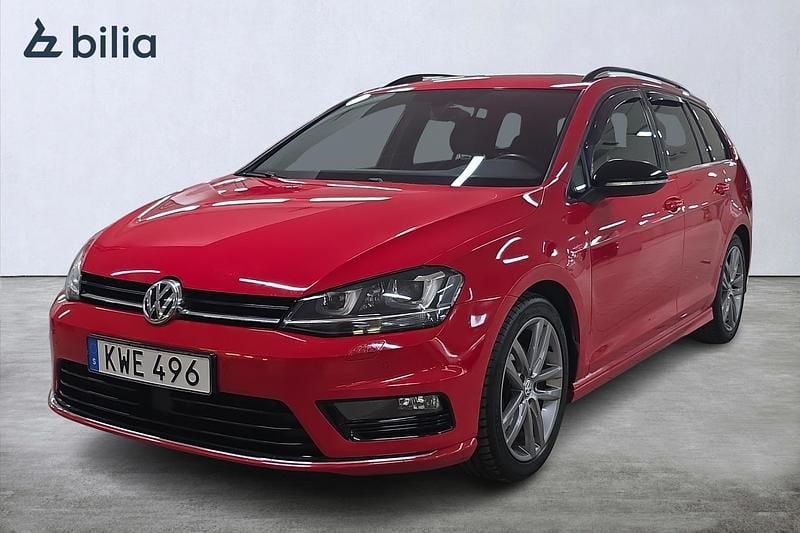 Begagnad VW Golf VII GT 151 HK (111 kW) 2016 Röd Kombi