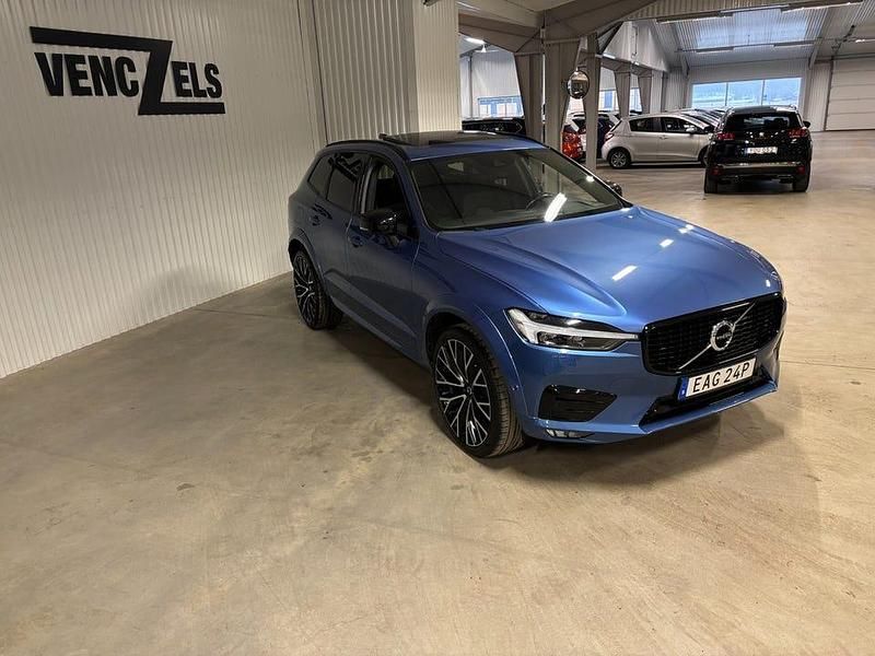Begagnad Volvo XC60 R-Design 197 HK (144 kW) 2021 Blå SUV
