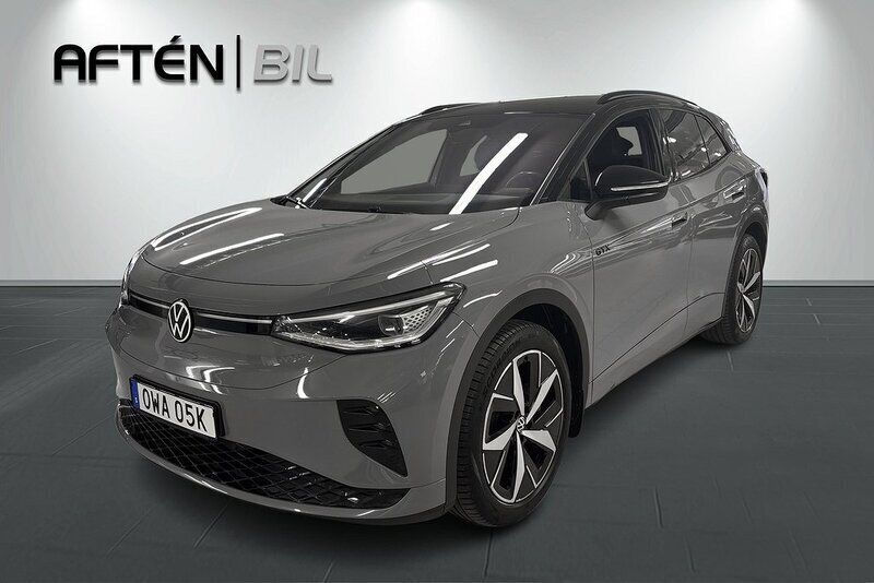 Grå Begagnad 2022 VW ID.4 GTX SUV | 389 800 kr (Bra pris) - Bild 1/3