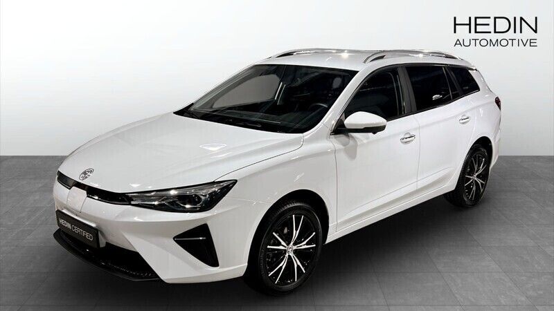 Vit (white) Begagnad 2022 MG MG5 EV Luxury Kombi | 224 900 kr (Bra pris) - Bild 1/4