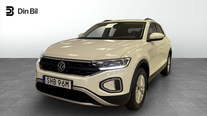 Vit Begagnad 2022 VW T-Roc Life SUV | 209 900 kr (Bra pris) - Bild 1/4