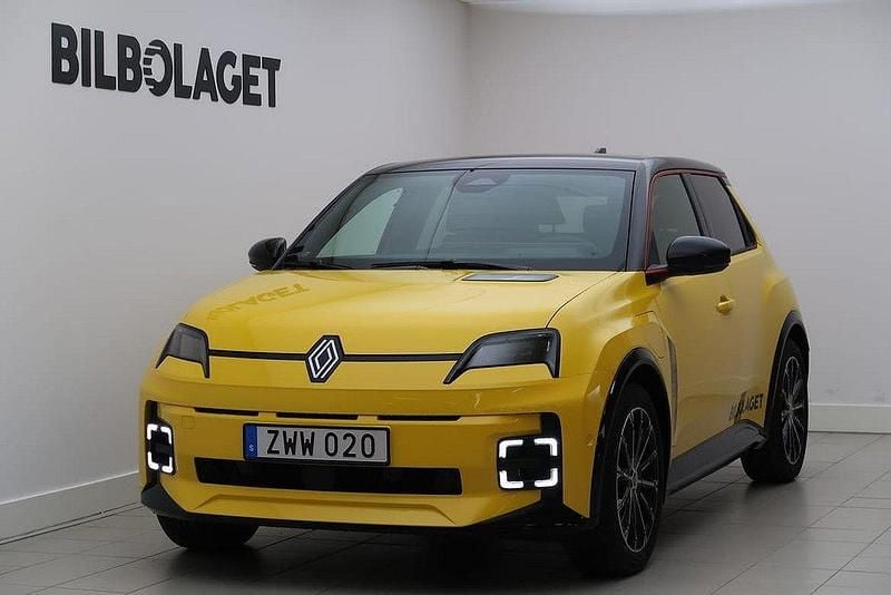 Gul Begagnad 2025 Renault R5 Iconic Halvkombi | 398 900 kr - Bild 1/4
