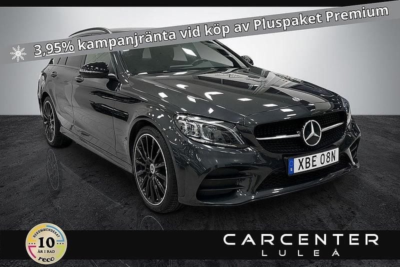 Grå Begagnad 2020 Mercedes C220 Night Kombi | 309 800 kr (Marknadspris) - Bild 1/3