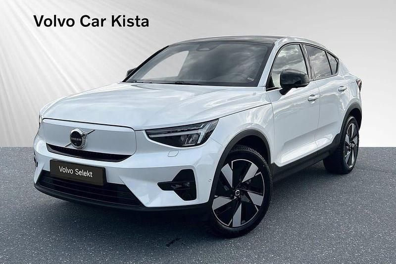 Vit Begagnad 2024 Volvo EC40 Single Motor Extended Range SUV | 454 800 kr (Marknadspris) - Bild 1/3