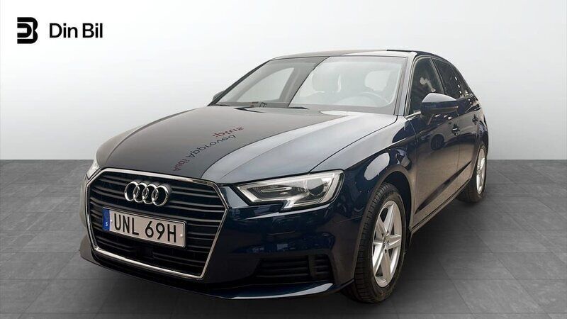 Blå Begagnad 2019 Audi A3 Sportback Proline Halvkombi | 184 000 kr (Marknadspris) - Bild 1/4