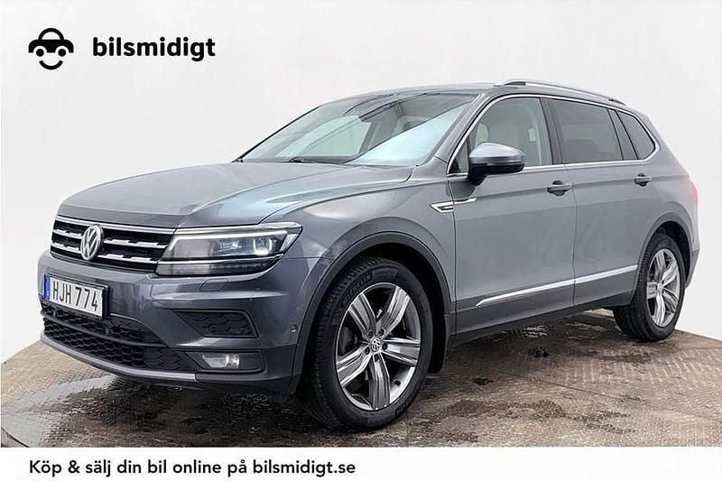 Begagnad VW Tiguan Allspace 180 HK (132 kW) 2017 Mörkgrå SUV
