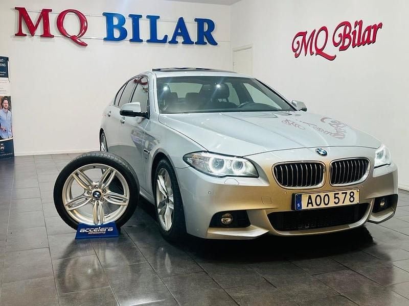 Silver Begagnad 2014 BMW 528 M Sport Sedan | 174 900 kr (Marknadspris) - Bild 1/4