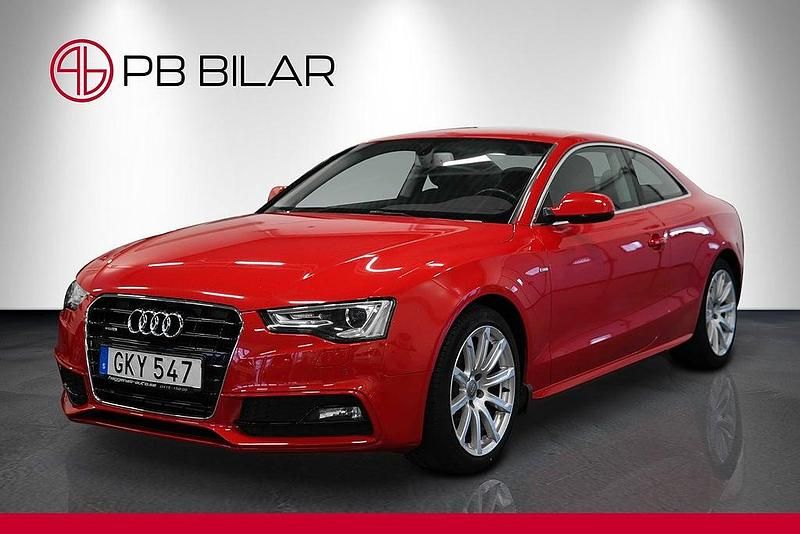 Röd Begagnad 2014 Audi A5 S-Line Sportkupé | 139 900 kr - Bild 1/3