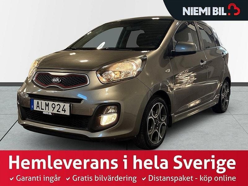 Grå Begagnad 2014 Kia Picanto Sport Halvkombi | 79 900 kr (Lite dyr) - Bild 1/3