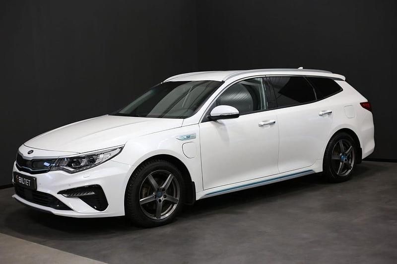 Begagnad Kia Optima Advance 205 HK (150 kW) 2019 Vit Kombi