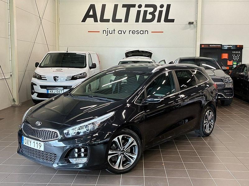 Svart Begagnad 2018 Kia Ceed Sportswagon GT-Line Kombi | 139 900 kr (Bra pris) - Bild 1/4