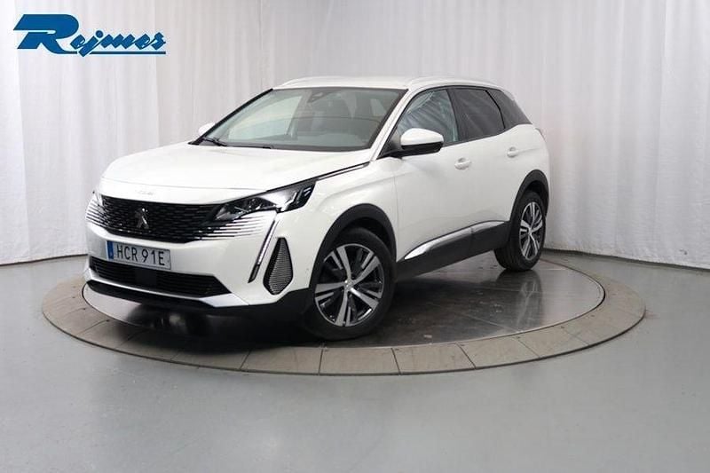 Vit Begagnad 2021 Peugeot 3008 SUV | 194 800 kr (Bra pris) - Bild 1/4