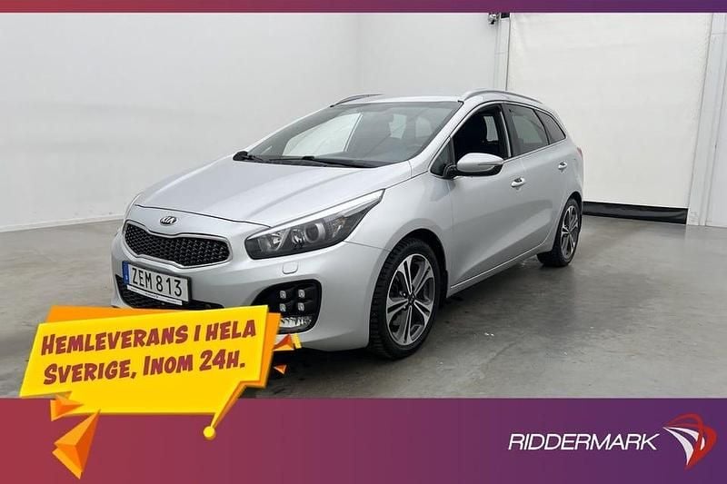 Grå Begagnad 2018 Kia Ceed Sportswagon GT-Line Kombi | 129 800 kr (Marknadspris) - Bild 1/3