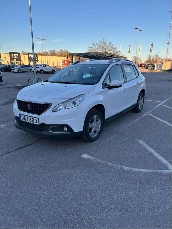 Vit Begagnad 2016 Peugeot 2008 SUV | 69 000 kr (Marknadspris) - Bild 1/4