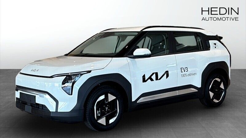 Vit (white) Ny 2025 Kia EV3 SUV | 473 330 kr (Lite dyr) - Bild 1/4