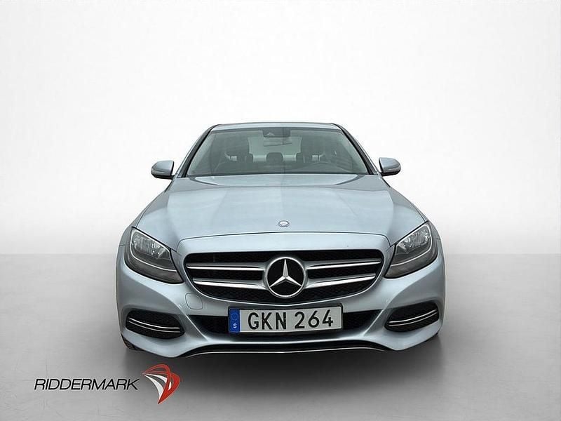 Begagnad Mercedes C180 Avantgarde 156 HK (114 kW) 2014 Silver Sedan