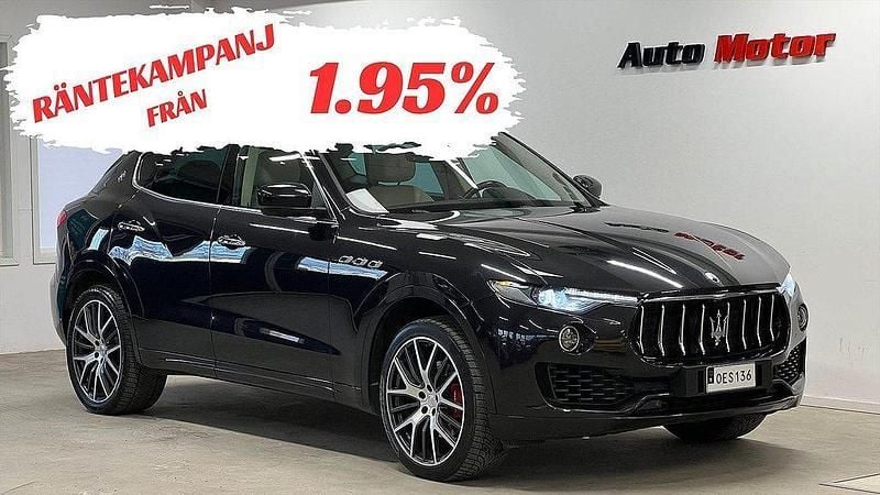 Svart Begagnad 2016 Maserati Levante SUV | 389 900 kr - Bild 1/3