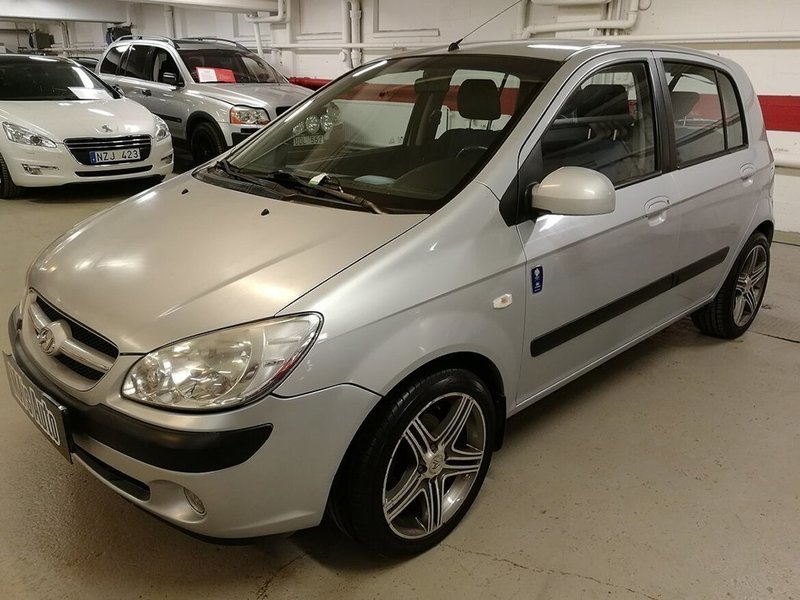 Såld Hyundai Getz 1.4 NYBESIKTAD N., begagnad 2006, 12 200