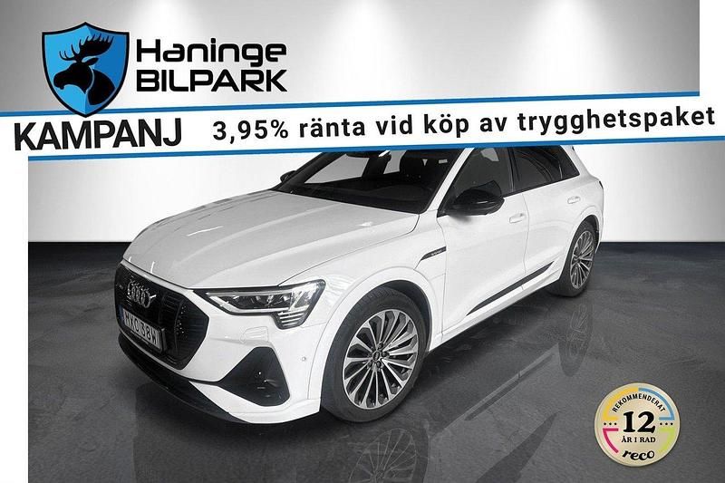 Vit Begagnad 2021 Audi e-tron S-Line SUV | 379 900 kr (Superpris) - Bild 1/4