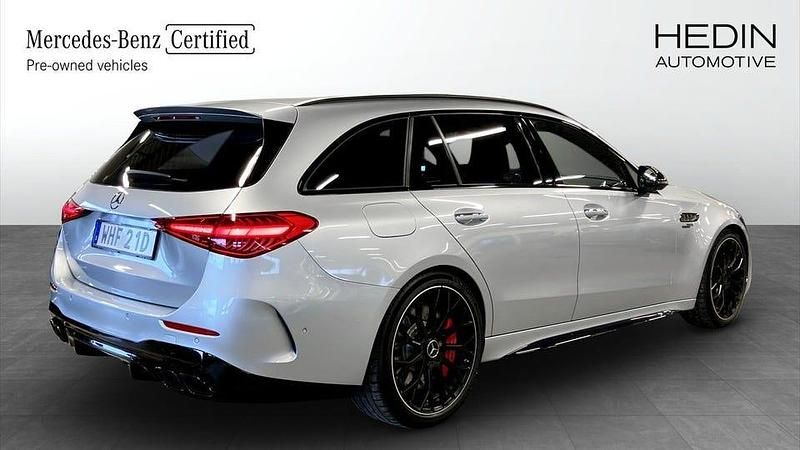 Begagnad Mercedes C63S AMG 680 HK (500 kW) 2024 Silver