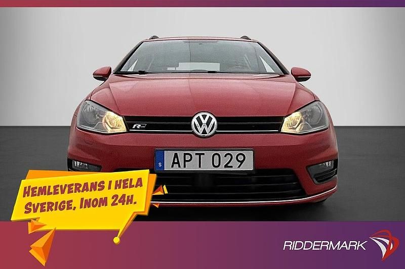 Begagnad VW Golf VII GT 140 HK (102 kW) 2014 Röd Kombi