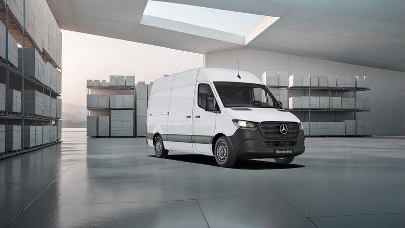 Vit Ny 2025 Mercedes Sprinter Van | 708 750 kr (Marknadspris) - Bild 1/2