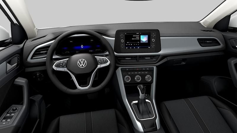 Vit (pure white) Begagnad 2023 VW T-Roc Life SUV | 269 900 kr (Marknadspris) - Bild 1/3
