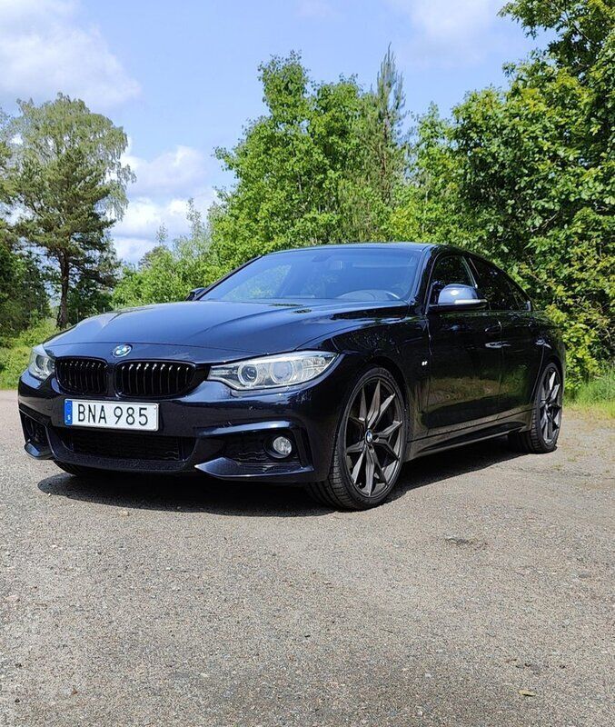 Svart Begagnad 2015 BMW 420 Gran Coupé M Sport Sportkupé | 172 000 kr (Marknadspris) - Bild 1/4